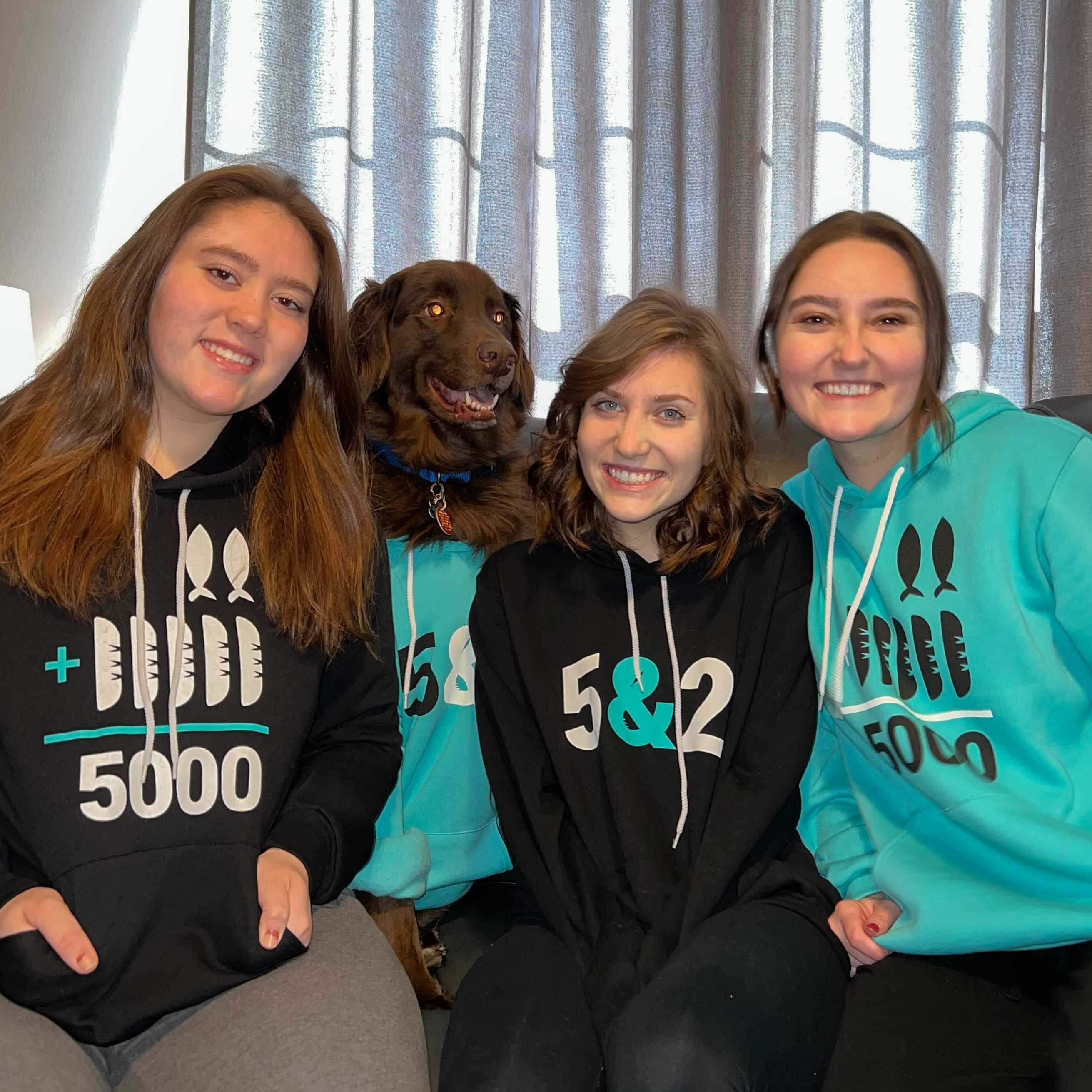 2+5=5000 Hoodie - Image 7