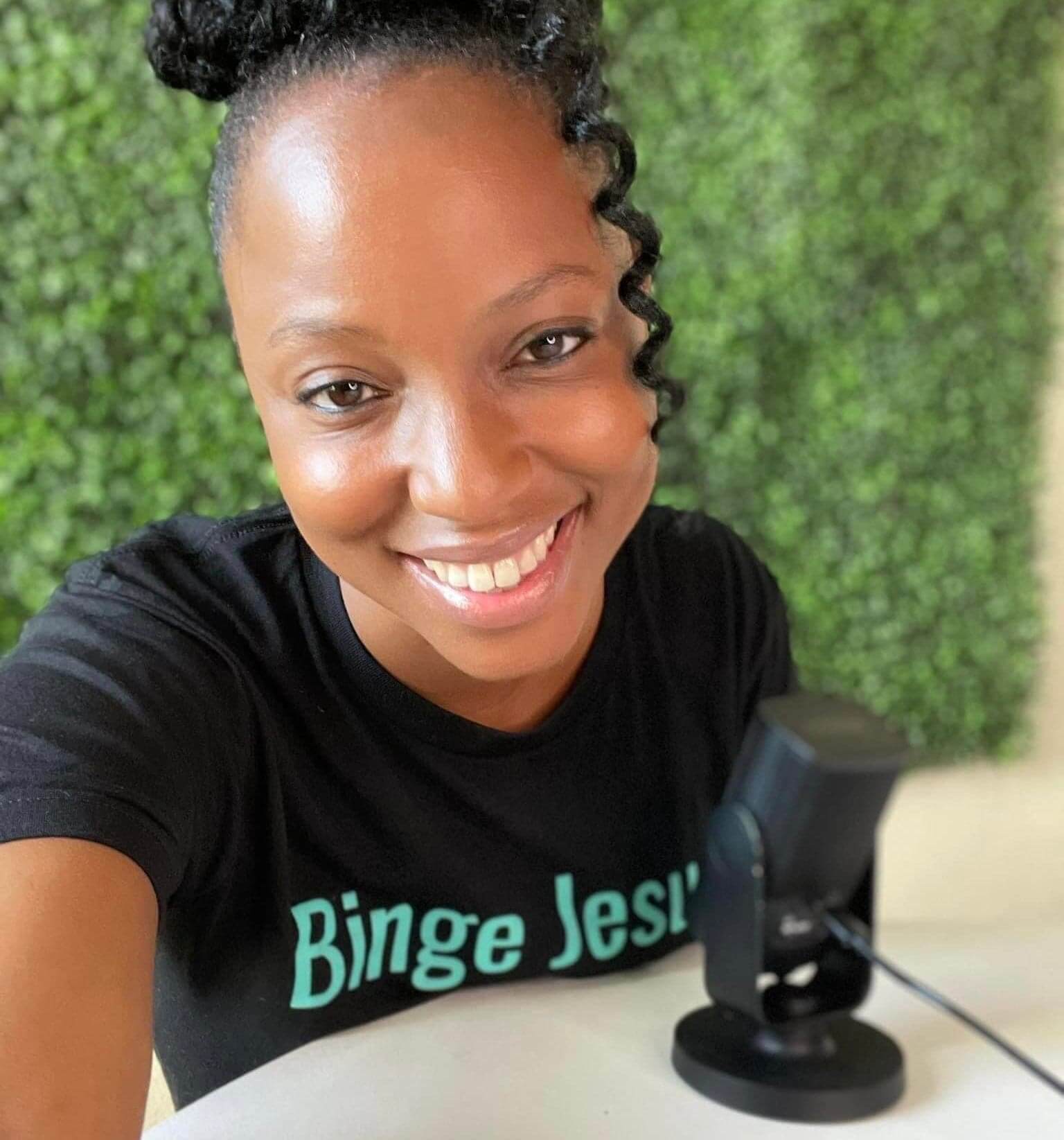 Binge Jesus T-Shirt Black - Image 3