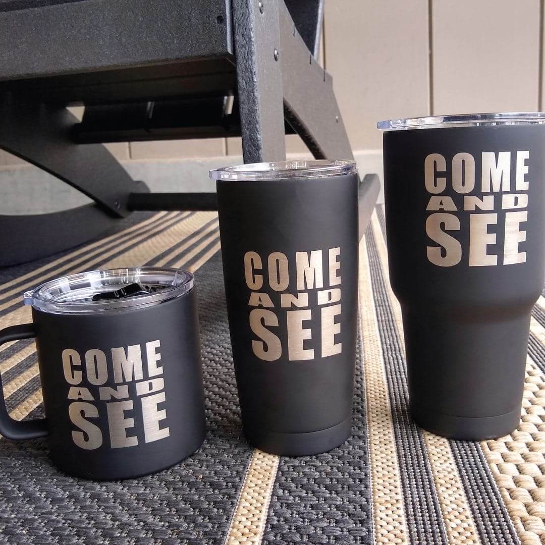 Come and See Stainless 16 oz. Mug - Image 3
